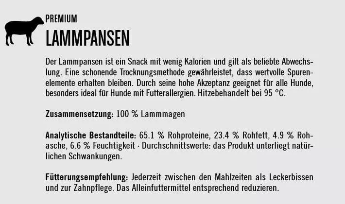 Premium Lammpansen 500g